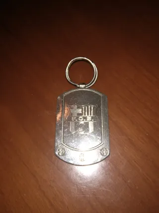 Colgante o llavero FC Barcelona (Macizo).