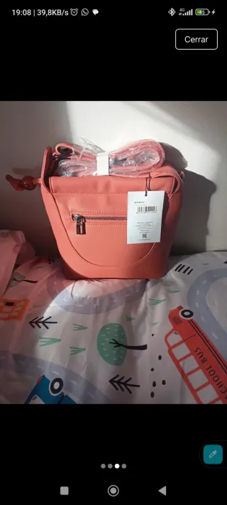 Bolso Don Algodón blanco nuevo