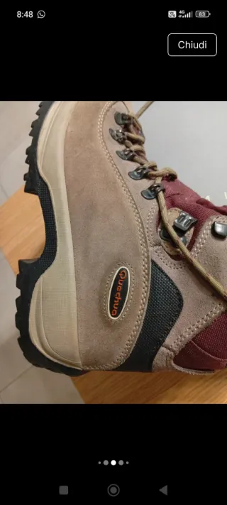 Scarponi Trekking Quechua Donna Taglia 39