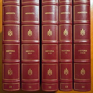 Historia Heródoto 5 volúmenes.