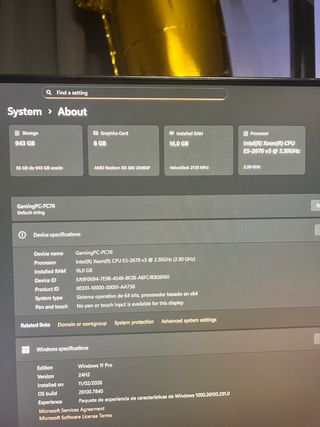 PC Gaming Potente y Elegante