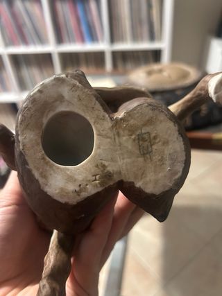 Figura de asno en cerámica