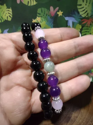 Lote 2 pulseras piedra natural