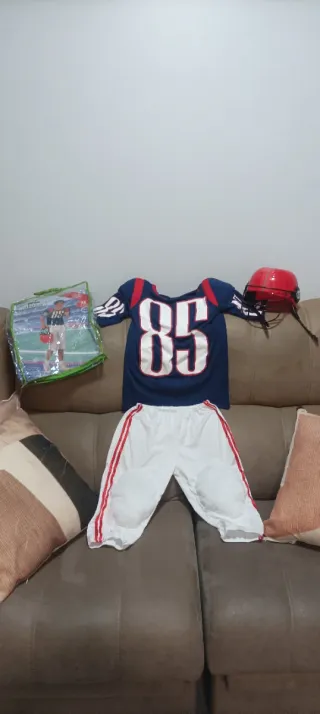 Disfraz Rugby Casco Talla Única (12 años)