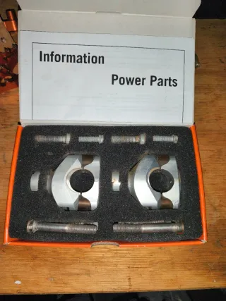 Supporto manubrio KTM EXC con elastomeri..