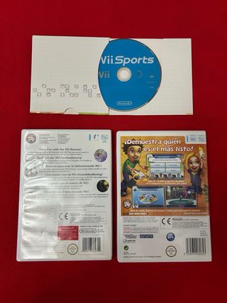 Lote 3 Juegos Wii: Sports, Trivial, Play