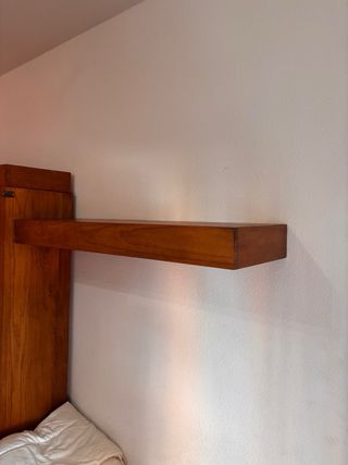 2 Baldas de madera estilo rústico. Precio unitario