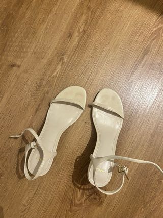 Sandalias Mango Talla 39 Tacón Bajo