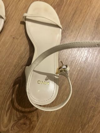 Sandalias Mango Talla 39 Tacón Bajo