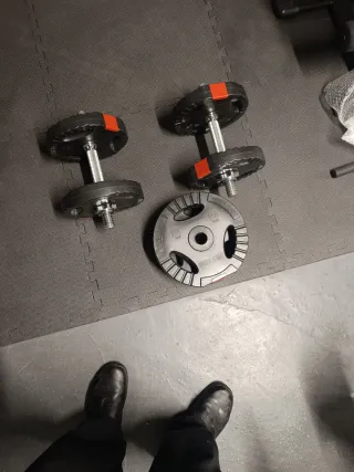 2 discos de pesa Gorilla Sports 1.25 kg