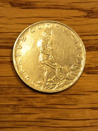 Moneda Turquía 2.5 Lira 1972