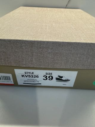 Sandalias Sohe Talla 39 Piel Oro/Plata