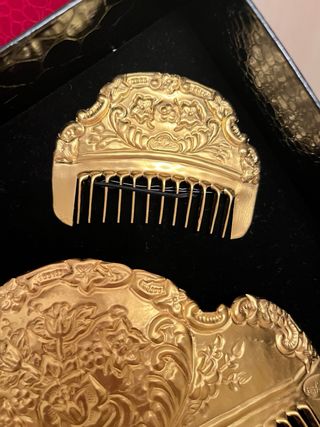 Peineta fallera adulta dorada