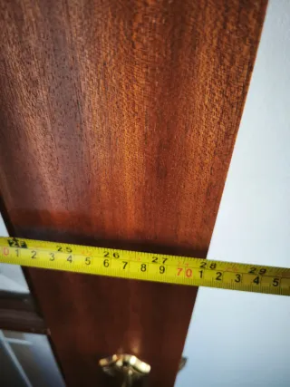 Puerta madera cristal