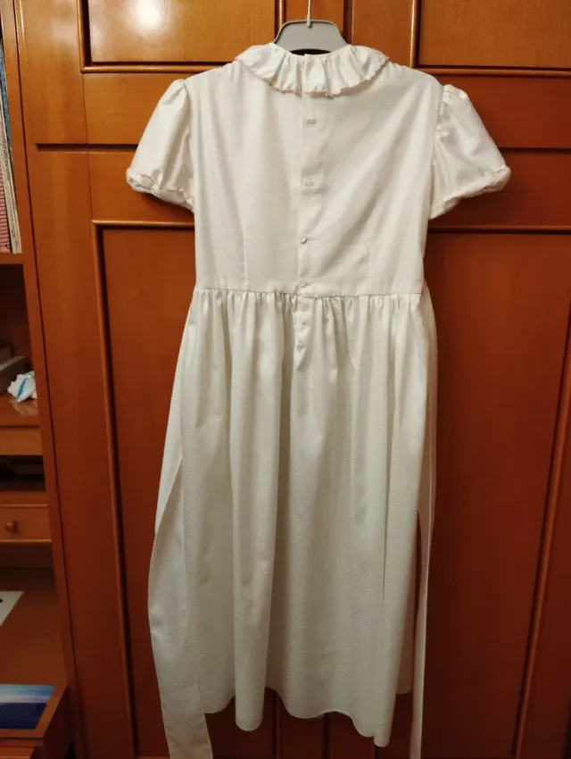 Vestido de comunión blanco niña