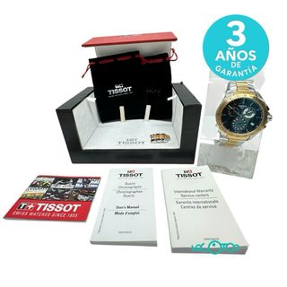 Reloj Tissot T024417A Cronógrafo Acero y Oro