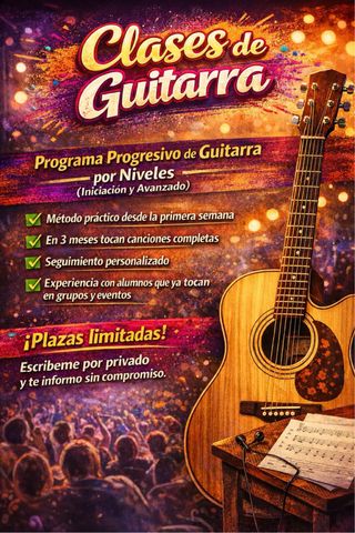 Clases de guitarra por niveles
