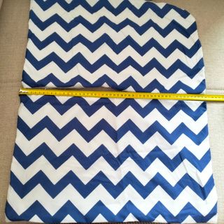 Pack 2 Fundas Cojín Azul y Blanco