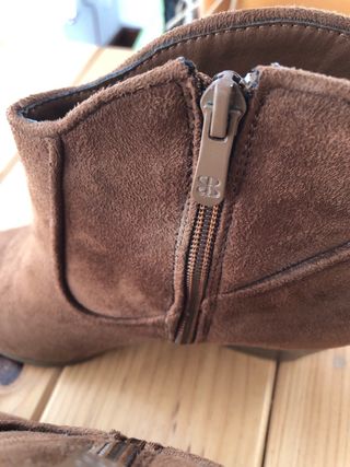 Botines chocolate T.37