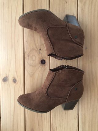 Botines chocolate T.37