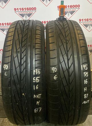-195 55 16 H GOODYEAR RUEDA AL 90% DE VIDA UTIL