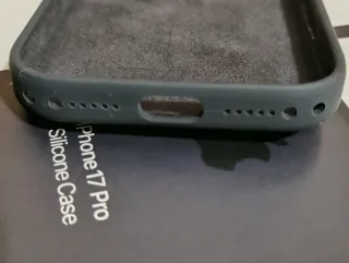 Cover iPhone 17 Pro Silicone Case Nera