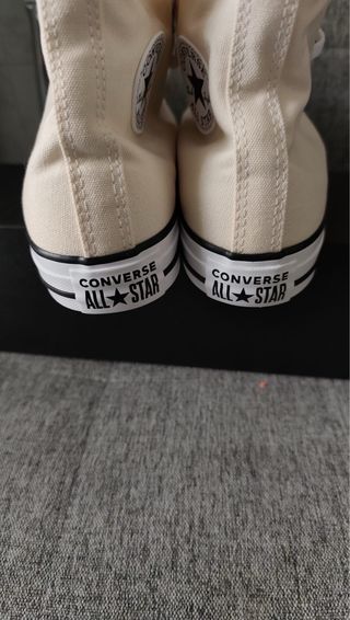 Converse Mujer Beige/Blanco Talla [Talla]