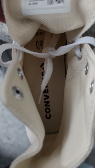 Converse Mujer Beige/Blanco Talla [Talla]
