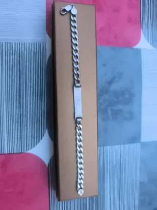 Pulsera esclava plata ley 925