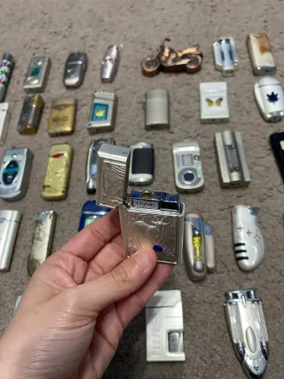 Lotto 50 accendini vintage