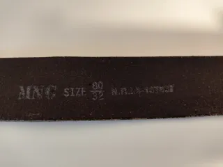 Cinturón Mango Marrón 90 cm