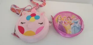 Bolso Unicornio y Monedero Princesas