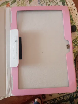 Funda para tablet rosa