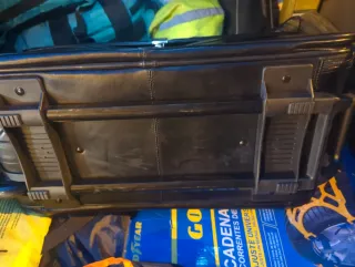 Maleta Dunhill Negra Cuero