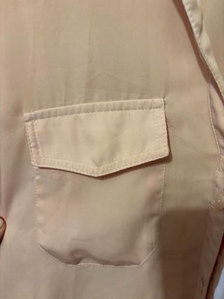 Camisa rosa Blanco Talla L