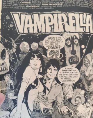 VAMPIRELLA 55 A WARREN MAGAZINE 1976 JOSE GONZALEZ