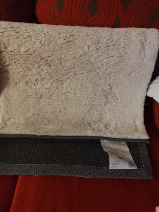 2 Alfombras Beige/Blanco Suaves