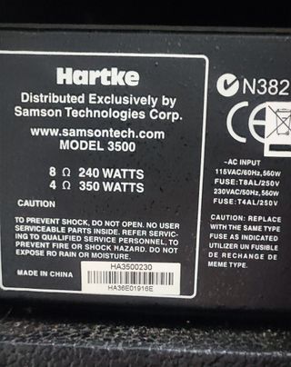 Hartke HA3500 (modelo nuevo) + 4x10 + 1x15