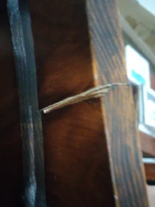 Revistero rústico de madera