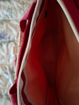 Bolso Minnie Disney Rojo y Beige