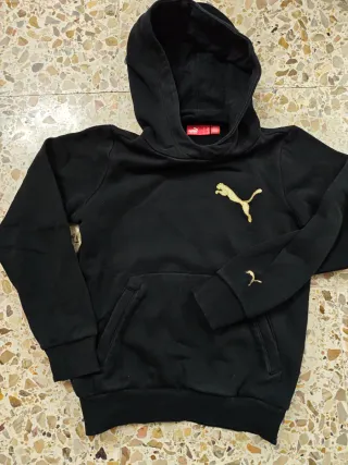 Sudadera Puma niño T8 negra