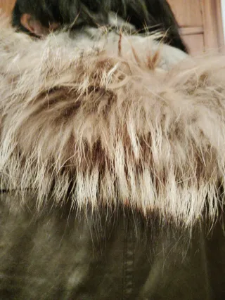 Parka Duvami verde caqui Talla 44