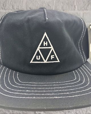 HUF gorra snapback negra ajustable nueva skate