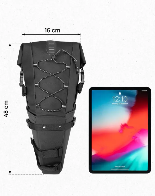 Alforja KEMIMOTO 11L para sillín de bici