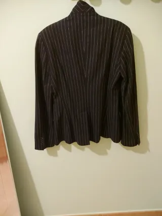 Chaqueta Massimo Dutti rayas azul marino