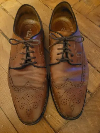 Zapatos de vestir de cuero para hombre