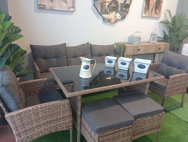 Conjunto Terraza Ratán Oferta