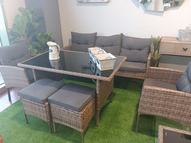 Conjunto Terraza Ratán Oferta