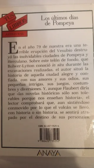 Los últimos dias de Pompeya. LEER DESCRIPCIÓN