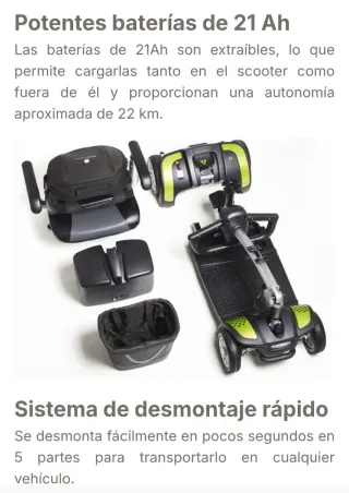 Scooter Movilidad , silla de ruedas eléctrica